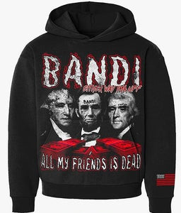 Bandi "Dead Presidents" Hoodie (Black/Red)